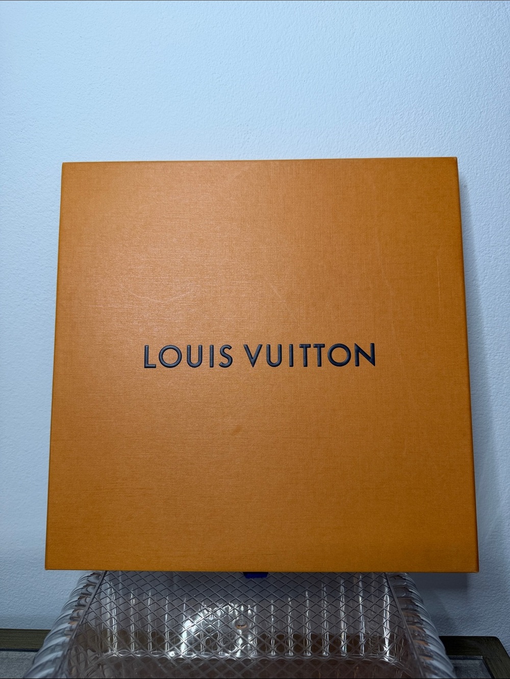 Louis Vuitton Orange Scarf Box